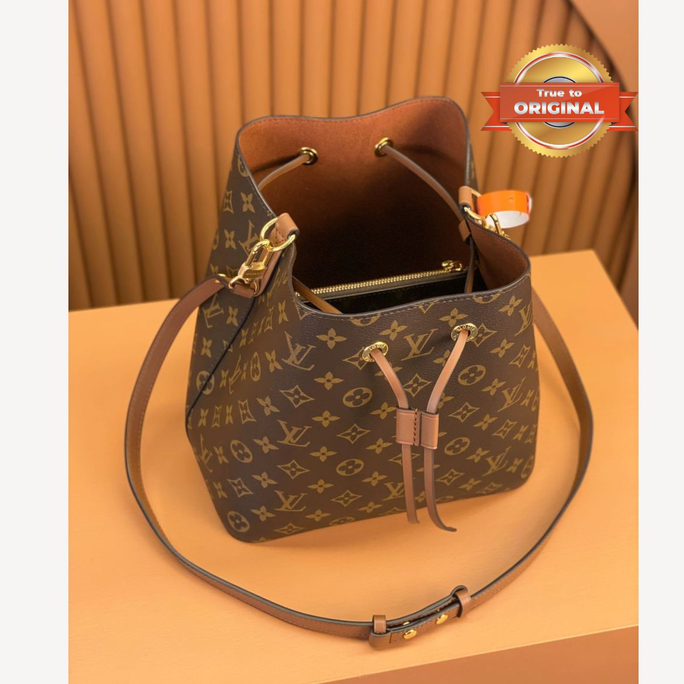 [True-to-ORIGINAL] Louis Vuitton NeoNoe MM Brown For Women 26cm / 10.2in